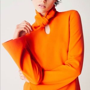 Zara tied mini mod dress